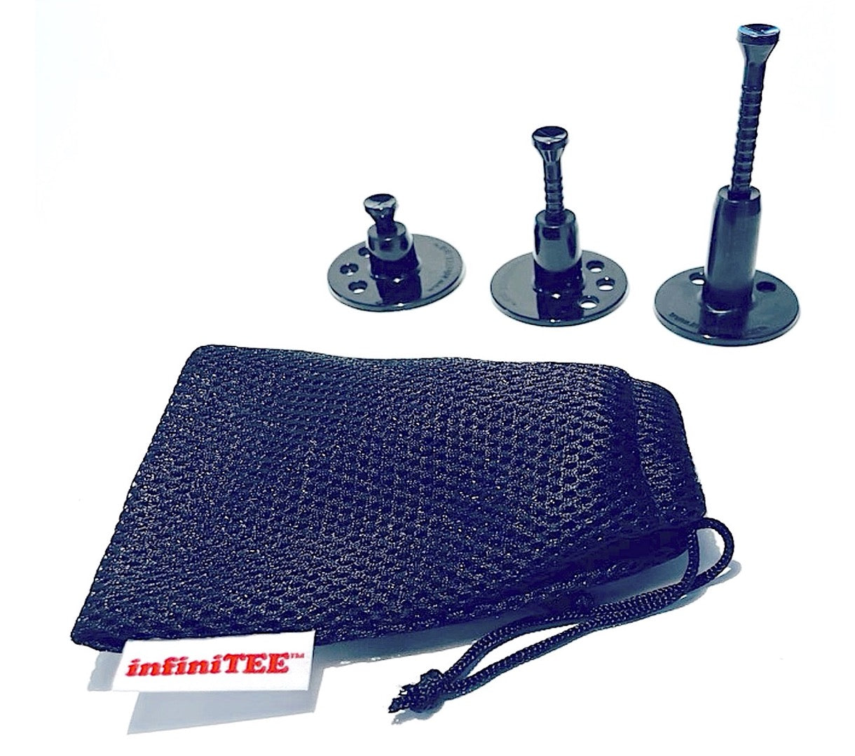 infiniTEE adjustable golf tee, 3 sizes pack